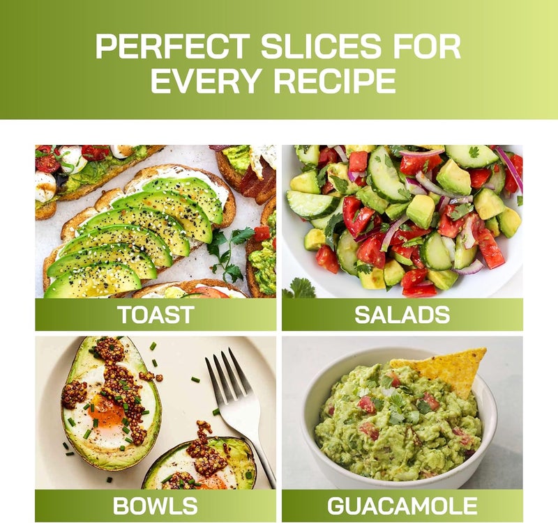 Kitchen Theory 3 in One Avocado Slicer with Food Grade BPA Free Plastic and Stainless-Steel Pitter - Multipurpose Ergonomic Kitchen Gadget for Hassle-Free Preparation - Dishwasher Safe - Pack of 2 - Image 5